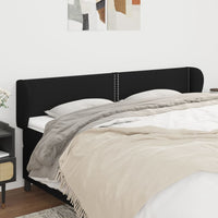 vidaXL Cabeceira de cama c/ abas tecido 83x23x78/88 cm cinzento-claro
