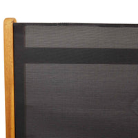 vidaXL Cadeiras de jardim dobráveis 4 pcs acácia maciça e textilene