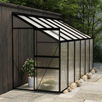 vidaXL Estufa 3,97 m³ alumínio antracite