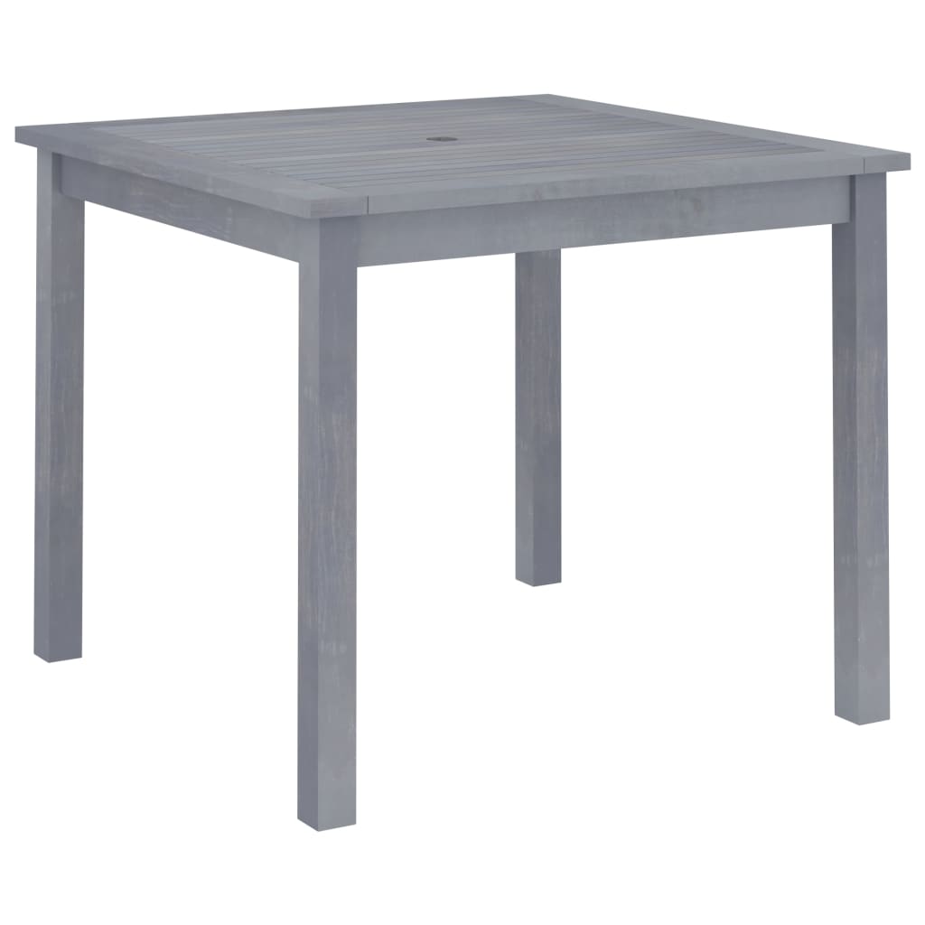 vidaXL Mesa de jantar para jardim 88x88x74 cm madeira de acácia maciça