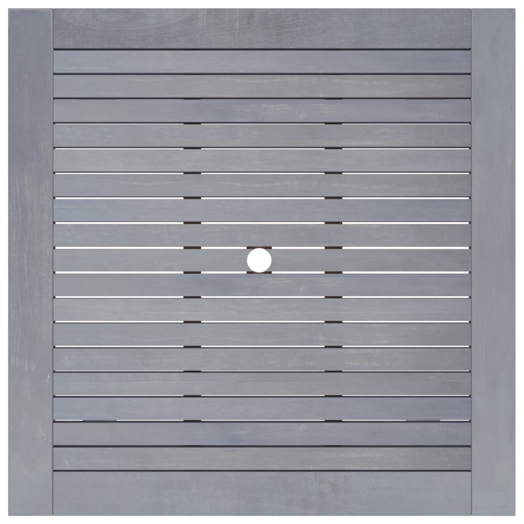 vidaXL Mesa de jantar para jardim 88x88x74 cm madeira de acácia maciça