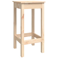 vidaXL 7 pcs conjunto de bar pinho maciço