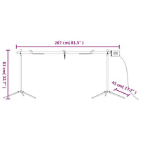 vidaXL Conjunto de grelhador automático e tabuleiro aço inoxidável