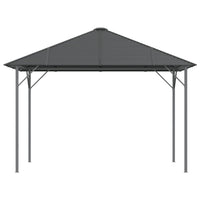 vidaXL Gazebo com telhado 3x3 m antracite