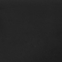 vidaXL Poltrona com apoio de pés couro artificial 60 cm preto