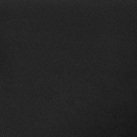 vidaXL Poltrona com apoio de pés couro artificial 60 cm preto