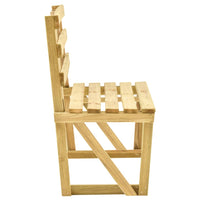 vidaXL Banco de jardim 120 cm madeira de pinho impregnada