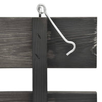 vidaXL Unidade tripla p/ caixote lixo 210x75x121 cm pinho pintado