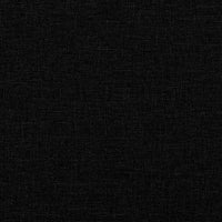 vidaXL Sofá-cama em forma de L 275x140x70 cm tecido preto