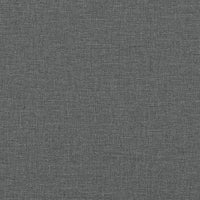 vidaXL Sofá-cama em forma de L 260x140x70 cm tecido cinzento-escuro