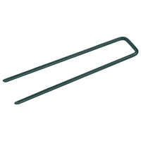 vidaXL Grampos para relva artificial em forma de U 20 pcs ferro