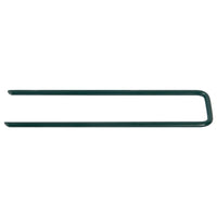 vidaXL Grampos para relva artificial em forma de U 20 pcs ferro