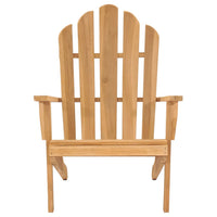 vidaXL Cadeira Adirondack madeira de teca maciça