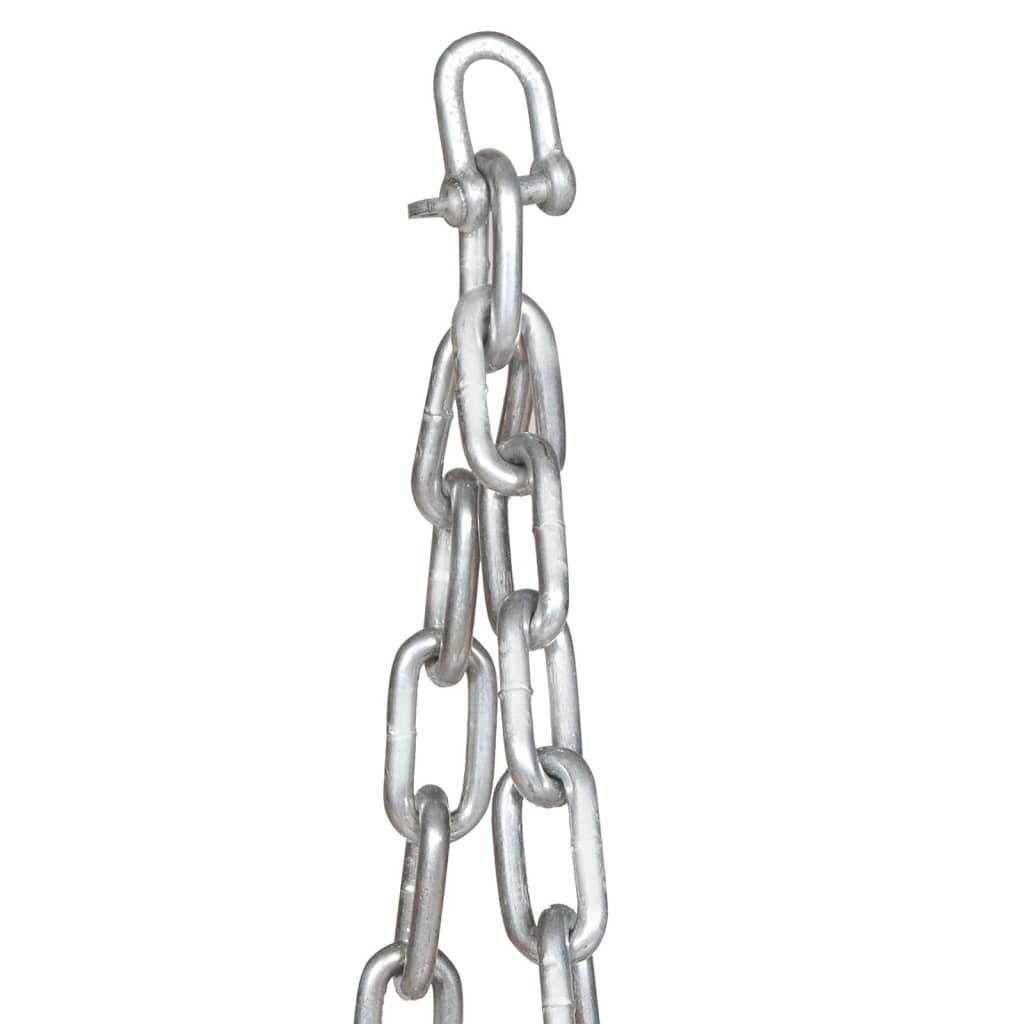 vidaXL Banco de baloiçar 114x60x64 cm madeira de teca maciça