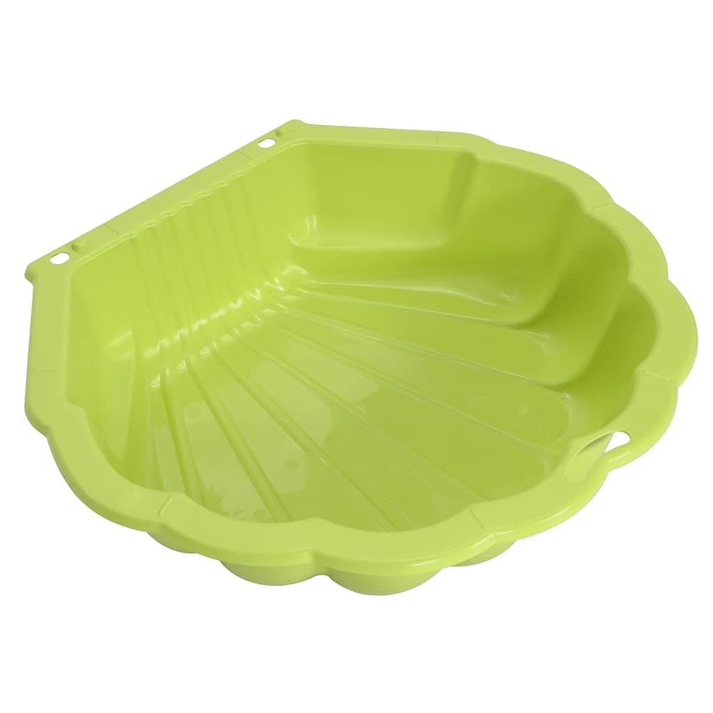 vidaXL Caixas de areia 2 pcs 77x87x21 cm plástico verde