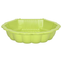 vidaXL Caixas de areia 2 pcs 77x87x21 cm plástico verde