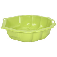 vidaXL Caixas de areia 2 pcs 77x87x21 cm plástico verde