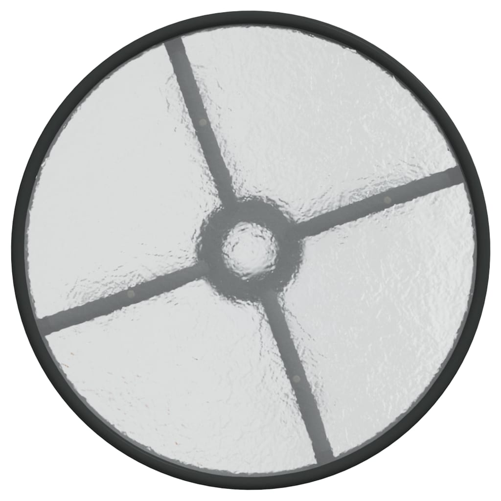 vidaXL 3 pcs conjunto de bistrô para jardim preto