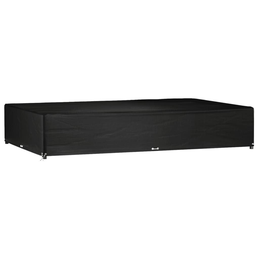 vidaXL Conjunto capas p/ mobiliário jardim 2 pcs 8 ilhós 113x113 cm