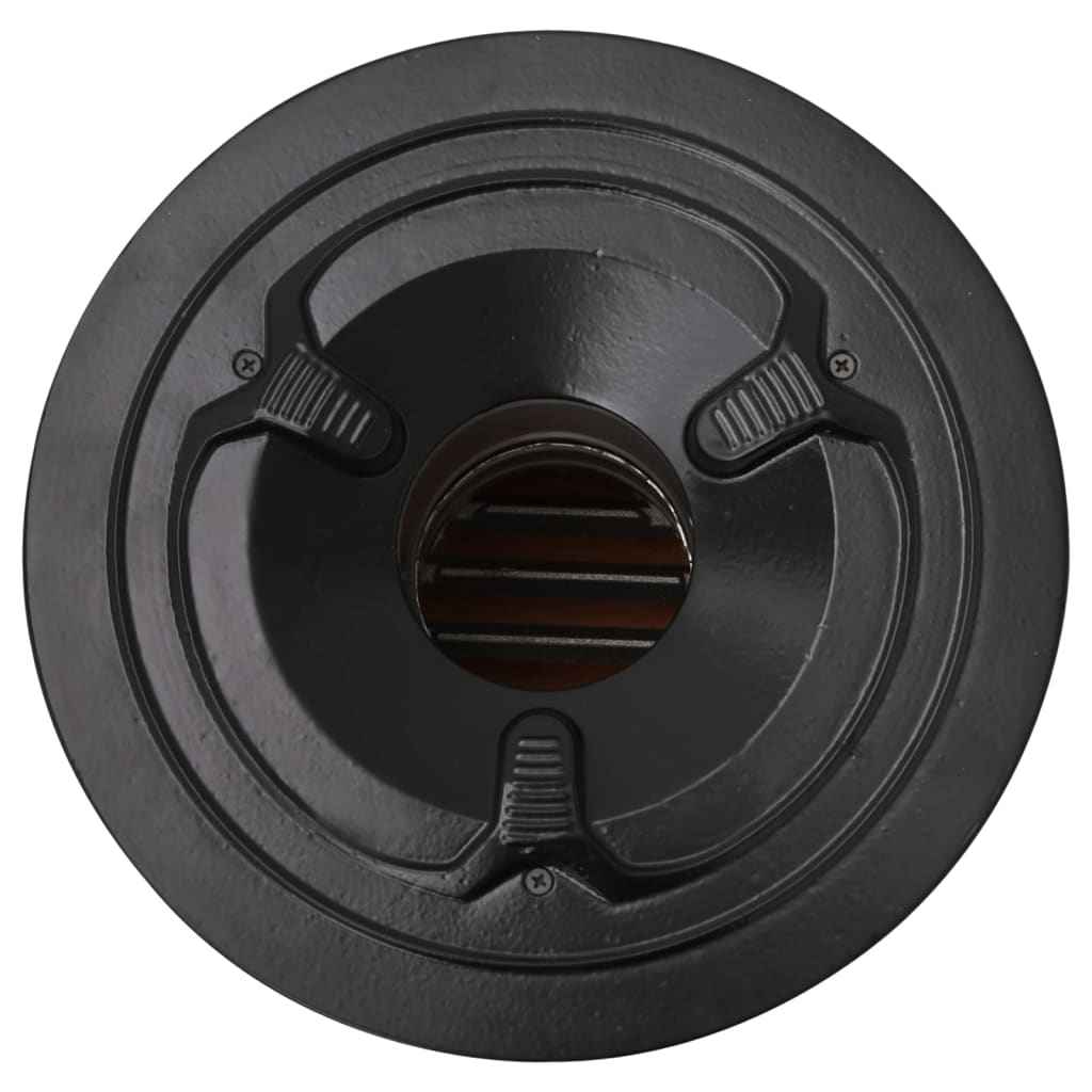 vidaXL Fogão lenha de campismo 51,5x35x30,5 cm aço inoxidável prateado