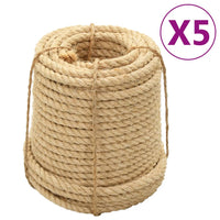 vidaXL Corda 100% sisal 6 mm 100 m