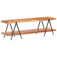 vidaXL Móvel de TV 160x40x50 cm madeira de mangueira maciça