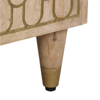 vidaXL Móveis de apoio 3 pcs 60x33x75 cm madeira de mangueira maciça