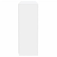 vidaXL Aparadores c/ luzes LED 3 pcs derivados de madeira branco