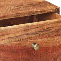 vidaXL Mesa consola 90x35x75 cm madeira de acácia áspera