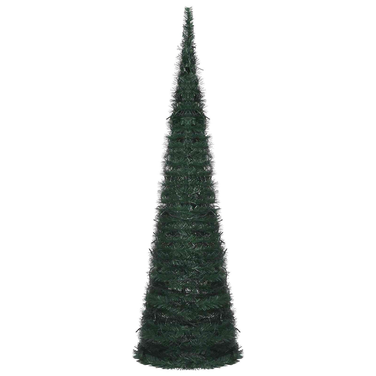 vidaXL Árvore de Natal with LED String Lights Verde 150 x 150 cm PVC