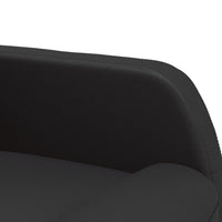 vidaXL Poltrona de massagens couro artificial preto