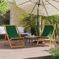 vidaXL Cadeira de praia dobrável madeira eucalipto maciça/tecido creme