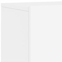 vidaXL 6 pcs móveis de parede p/ TV derivados de madeira branco