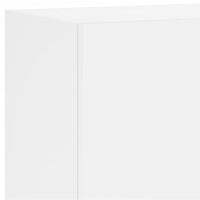 vidaXL 6 pcs móveis de parede p/ TV derivados de madeira branco