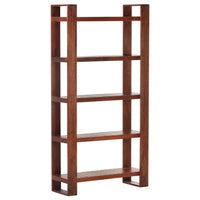 vidaXL Estante 85x30x166 cm madeira de acácia maciça castanho mel