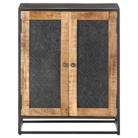 vidaXL Aparador 60x35x75 cm madeira de mangueira áspera