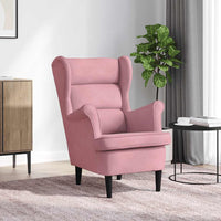 vidaXL Poltrona de descanso com banco veludo azul