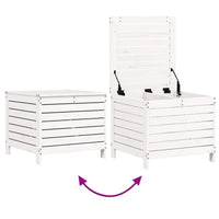 vidaXL 5 pcs conjunto de sofás de jardim madeira pinho maciça branco