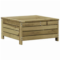 vidaXL 8 pcs conjunto lounge de jardim c/ almofadões pinho impregnado