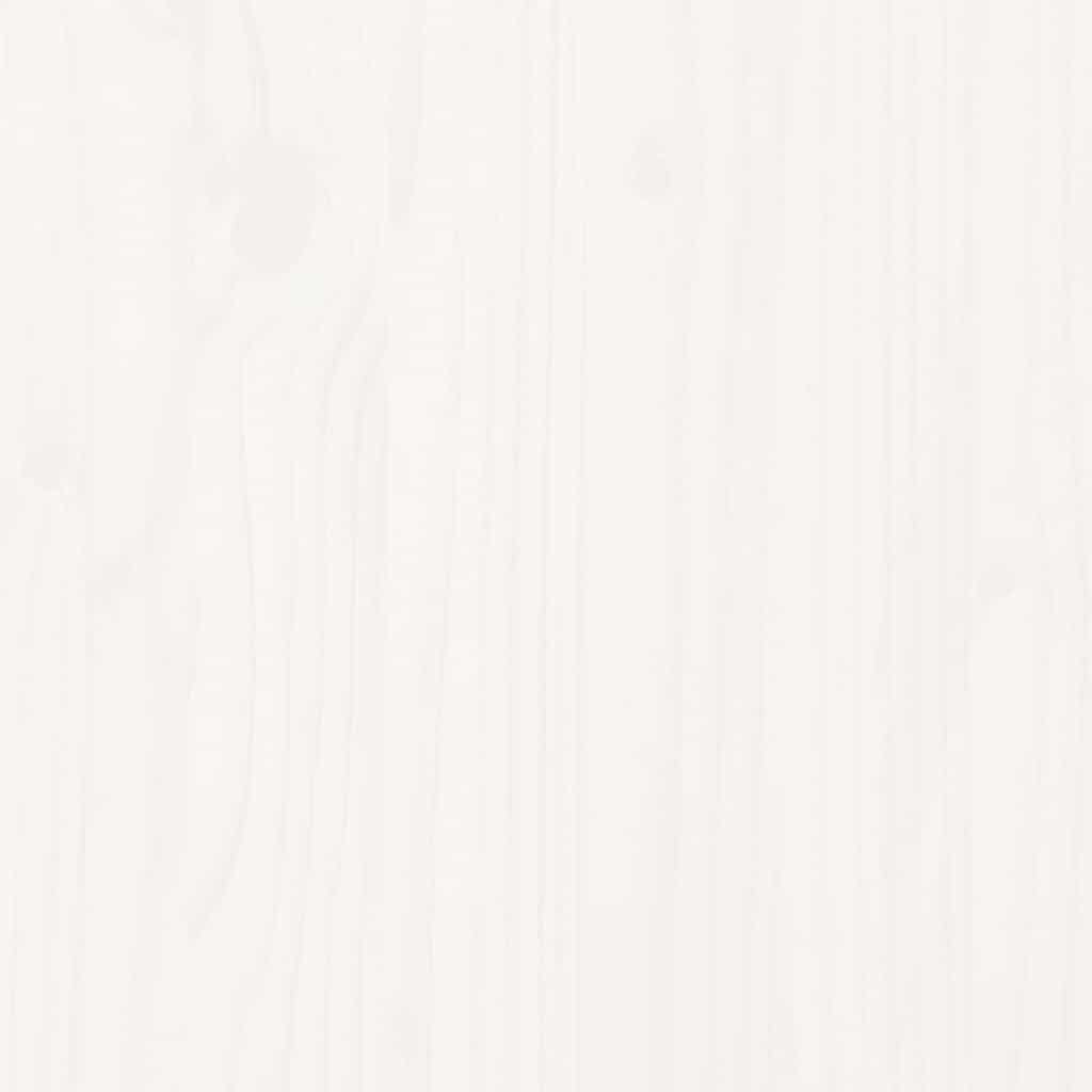 vidaXL 7 pcs conjunto lounge de jardim pinho maciço branco