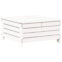 vidaXL 7 pcs conjunto lounge de jardim pinho maciço branco