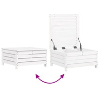 vidaXL 10 pcs conjunto sofás de jardim madeira de pinho maciço