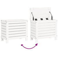 vidaXL 10 pcs conjunto sofás de jardim madeira de pinho maciço branco