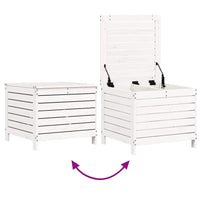 vidaXL 6 pcs conjunto sofás de jardim madeira de pinho maciça branco