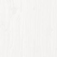 vidaXL 7 pcs conjunto de sofás para jardim pinho maciço branco