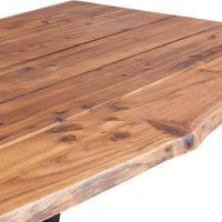 vidaXL Mesa de jantar 170x90x75 cm madeira de acácia maciça