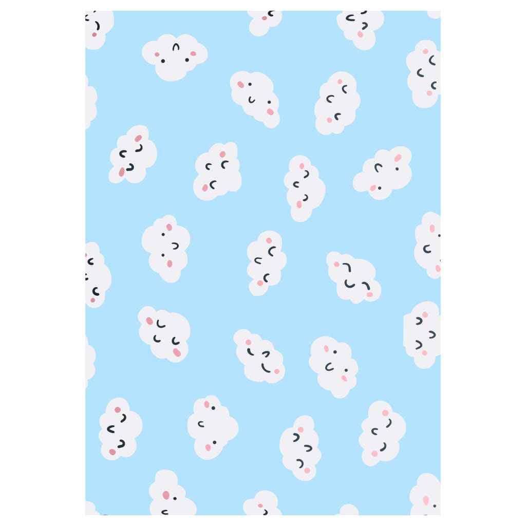 vidaXL Tapete estampado 160x230 cm tecido multicor