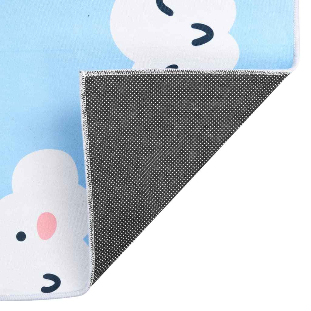 vidaXL Tapete estampado 160x230 cm tecido multicor