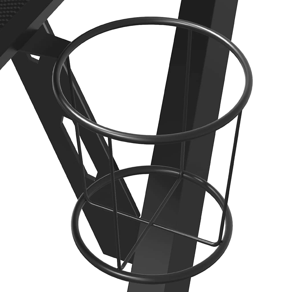 vidaXL Secretária de gaming c/ pernas em forma de Y 110x60x75 cm preto