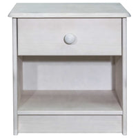 vidaXL Mesa de cabeceira 41x30x42 cm madeira de pinho maciça